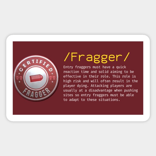 Role Fragger Sticker by happymonday